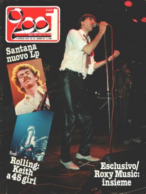 Rivista Ciao 2001 n. 13 del 1 Aprile 1979 - In Copertina Roxy Music