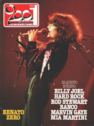 Rivista Ciao 2001 n. 16 del 22 Aprile 1979 - In Copertina Renato Zero