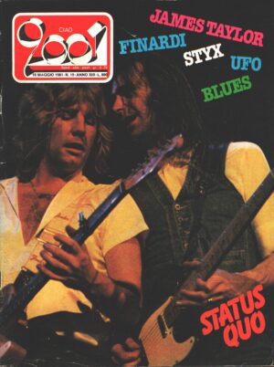Rivista Ciao 2001 n. 19 del 10 Maggio 1981 - In Copertina Status Quo