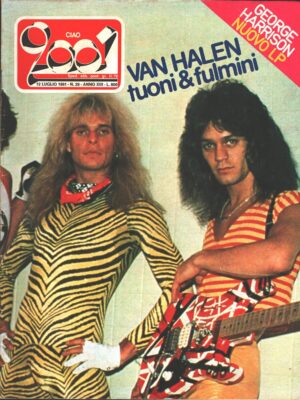 Rivista Ciao 2001 n. 28 del 12 Luglio 1981 - In Copertina Van Halen