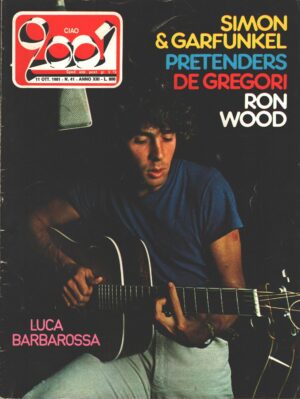 Rivista Ciao 2001 n. 41 del 11 Ottobre 1981 - In Copertina Luca Barbarossa