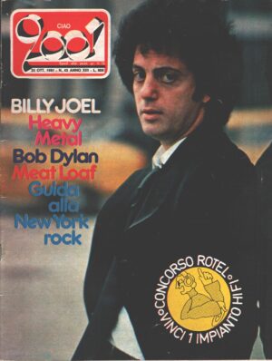 Rivista Ciao 2001 n. 43 del 25 Ottobre 1981 - In Copertina Billy Joel