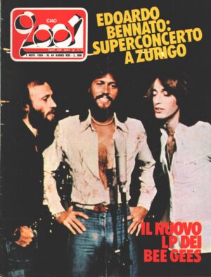 Rivista Ciao 2001 n. 44 del 1 Novembre 1981 - In Copertina Bee Gees