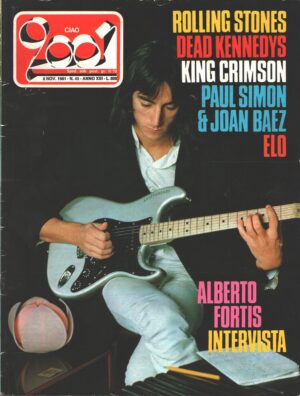 Rivista Ciao 2001 n. 45 del 8 Novembre 1981 - In Copertina Alberto Fortis