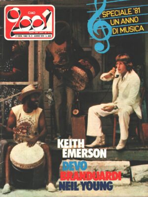 Rivista Ciao 2001 n. 3 del 17 Gennaio 1982 - In Copertina Keith Emerson