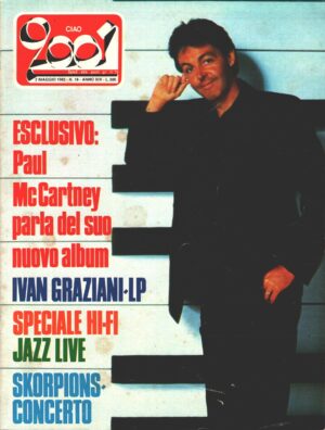 Rivista Ciao 2001 n. 18 del 2 Maggio 1982 - In Copertina Paul McCartney