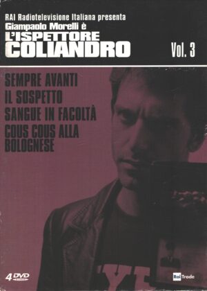 L'Ispettore Coliandro vol. 3 - Stagione 3 Completa (Box 4 DVD) (Episodi 1-4) con Slipcase - DVD in Italiano