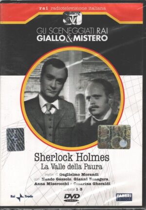Sherlock Holmes La Valle della Paura - Miniserie Completa DVD RAI (Episodi 1-3) Sceneggiati Rai Giallo & Mistero - Versione da edicola - DVD in Italiano