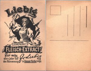 Cartolina Postcard Liebig Fleisch Extract cm 9x15