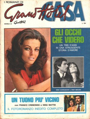 I romanzi di Grand Hotel Casa n. 1 - Gennaio 1973 - Fotoromanzo Nino Castelnuovo ed. Universo