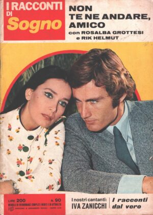I Racconti di Sogno n. 90 del 1973 - Fotoromanzo Rosalba Grottesi ed. Novissima