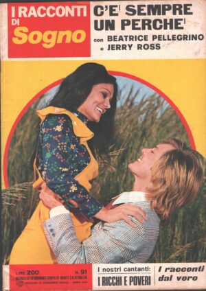 I Racconti di Sogno n. 91 del 1973 - Fotoromanzo Beatrice Pellegrino ed. Novissima