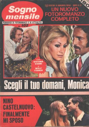 Sogno Mensile n. 102 del 1973 - Fotoromanzo Wolf Fischer ed. Rizzoli