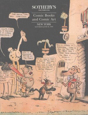 Sotheby's Comic Books and Comic Art - New York 26 June 1993 - Libro in Inglese ed. Sotheby's