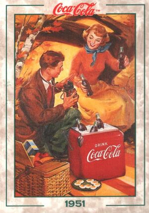 Card The Coca-Cola Collection - Series 2 USA n. 136 - Trivia Card 1994 ed. Marketed
