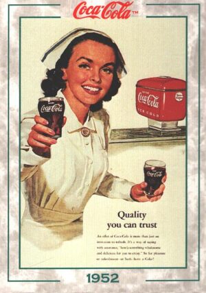 Card The Coca-Cola Collection - Series 2 USA n. 140 - Trivia Card 1994 ed. Marketed