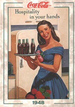 Card The Coca-Cola Collection - Series 2 USA n. 152 - Trivia Card 1994 ed. Marketed