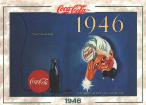 Card The Coca-Cola Collection - Series 2 USA n. 158 - Trivia Card 1994 ed. Marketed