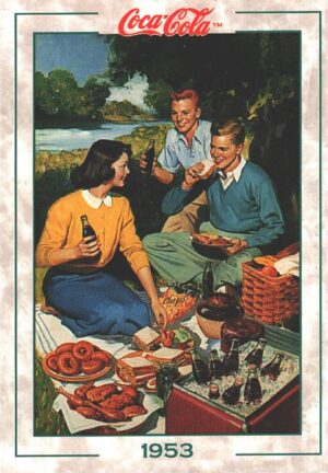 Card The Coca-Cola Collection - Series 2 USA n. 162 - Trivia Card 1994 ed. Marketed