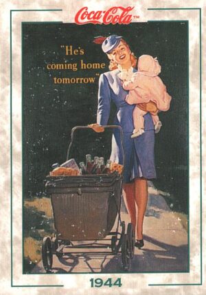 Card The Coca-Cola Collection - Series 2 USA n. 172 - Trivia Card 1994 ed. Marketed