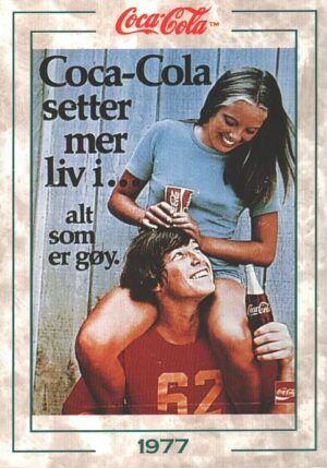 Card The Coca-Cola Collection - Series 2 USA n. 176 - Trivia Card 1994 ed. Marketed