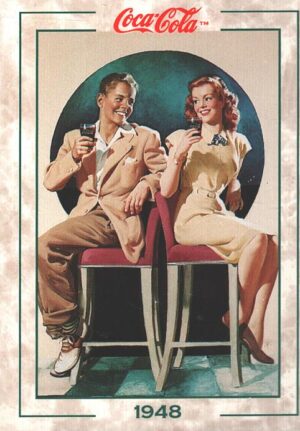 Card The Coca-Cola Collection - Series 2 USA n. 181 - Trivia Card 1994 ed. Marketed