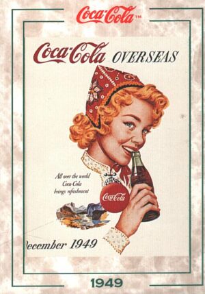 Card The Coca-Cola Collection - Series 2 USA n. 185 - Trivia Card 1994 ed. Marketed