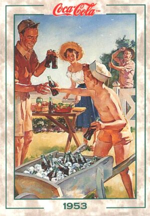 Card The Coca-Cola Collection - Series 2 USA n. 197 - Trivia Card 1994 ed. Marketed