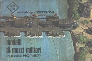 Catalogo Roco 1973 - 1974 - Modelli di mezzi militari in Scala HO 1:87