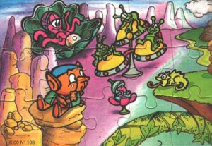 Kinder Sorpresa - Puzzle Serie K00 n. 108 (15 pezzi) - Completo con Cartina - Ferrero