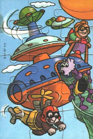 Kinder Sorpresa - Puzzle Serie K01 n. 111 (15 pezzi) - Completo con Cartina - Ferrero