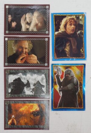 The Lord of the Rings (Two Towers)  - Lotto n. 6 figurine ed. Merlin 2002 (Il Signore degli Anelli - Le due Torri)