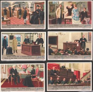 Figurine Liebig - Serie n. 1742 Completa (6 figurine) - Storia d'Italia (XXI) - Edizione Italiana