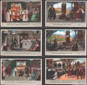 Figurine Liebig - Serie n. 1762 Completa (6 figurine) - La figlia di Jorio - Edizione Italiana 1961