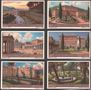 Figurine Liebig - Serie n. 1310 Completa (6 figurine) - Città del Vaticano - Edizione Italiana 1935