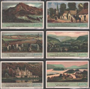 Figurine Liebig - Serie n. 1318 Completa (6 figurine) - Attraverso l'Irlanda Pittoresca - Edizione Italiana 1935