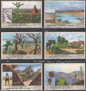 Figurine Liebig - Serie n. 1424 Completa (6 figurine) - De vallei van den dood - Edizione Fiamminga 1940