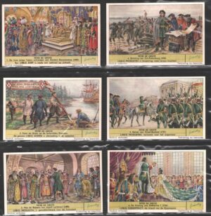 Figurine Liebig - Serie n. 1575 Completa (6 figurine) - Peter De Grote - Edizione Fiamminga 1953