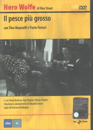 Il pesce più grosso - Nero Wolfe (Tino Buazzelli) DVD in Italiano