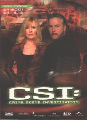 CSI Crime Scene Investigation - Stagione 6 Parte Prima (3 DVD) (Episodi 1-12) con Cofanetto - DVD in Italiano