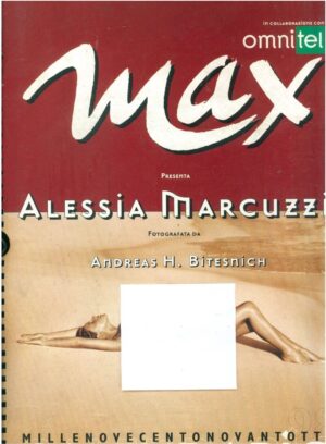 Calendario Max Alessia Marcuzzi 1998 Fotografie di Andreas H. Bitesnich