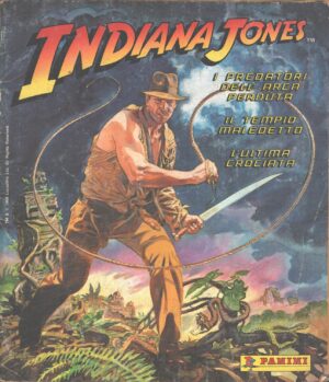 Album figurine Indiana Jones - NON COMPLETO!!! ed. Panini 1989 (5 mancanti su 240)