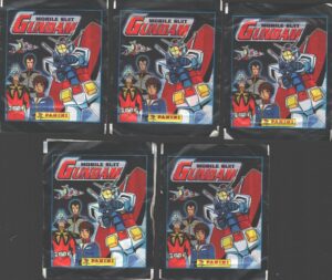Mobile Suit Gundam - Lotto 5 bustine di figurine ed. Panini 2004