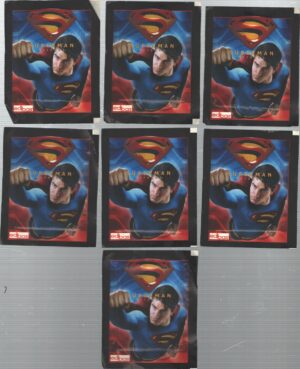 Superman Returns - Lotto 7 bustine di figurine ed. Edibas 2006
