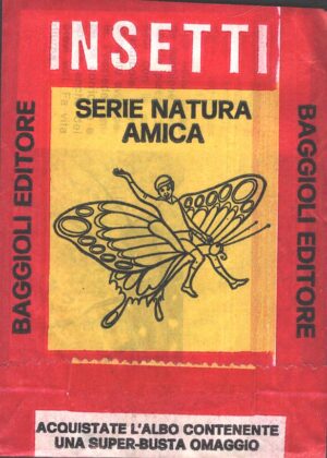Insetti - Serie Natura Amicaa - Bustina di figurine ed. Baggioli 1971