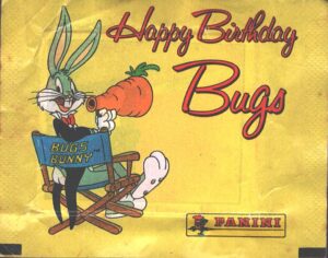 Happy Birthday Bugs Bunny - Bustina di figurine ed. Panini 1990