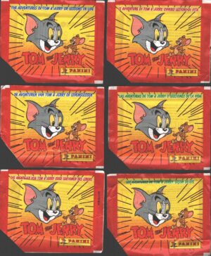 Tom and Jerry - Lotto 6 bustine di figurine (Versione Internazionale) ed. Panini 2006
