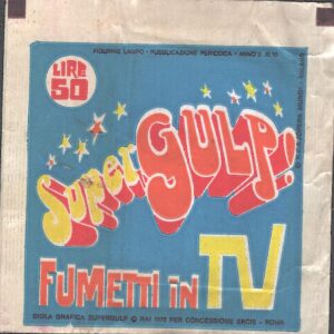 SuperGulp fumetti in TV - Bustina VUOTA!!! ed. Lampo 1978