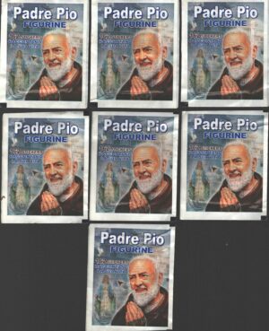 Padre Pio - Lotto 7 bustine di figurine ed. Gamma 3000