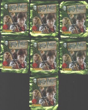 Harry Potter e i doni della morte parte 1 - Lotto 7 bustine di figurine (Versione Internazionale) ed. Panini 2010